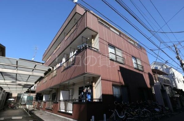 大田区蒲田のマンションの建物外観