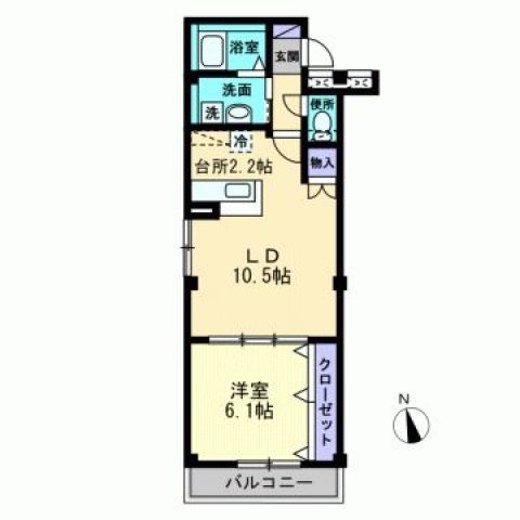 フォブール銀河の間取り