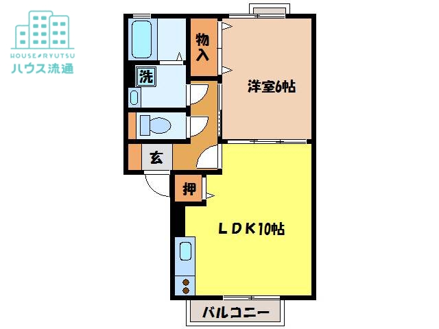 メルベーユ尾崎の間取り