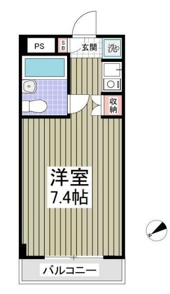 昭島市宮沢町のマンションの間取り