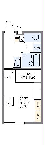 レオパレス賀庄の間取り