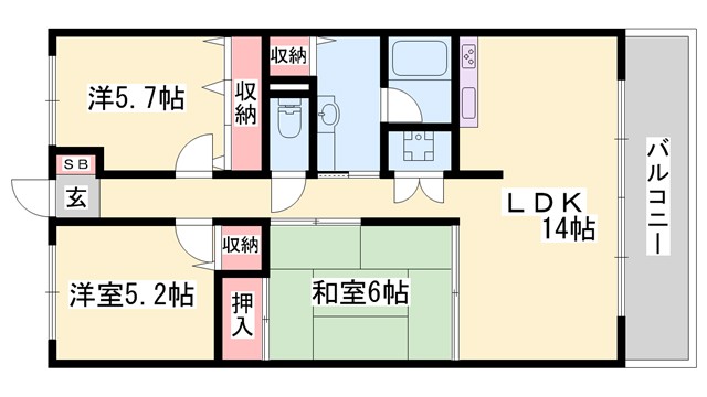 シルトクレーテ青山の間取り