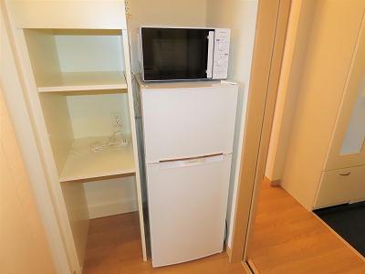 その他　電子レンジ、冷蔵庫完備