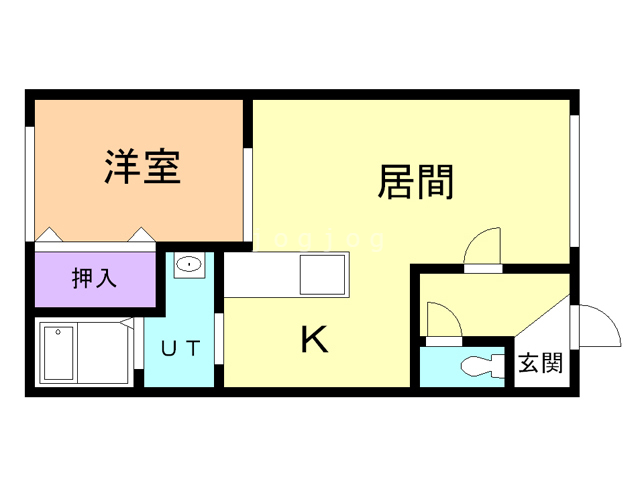 シャローム・Kー2_間取り_0