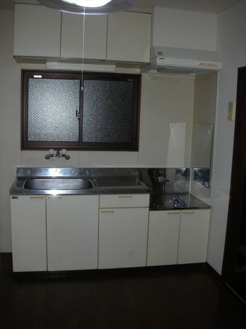 キッチン　２口がスコンロが置ける広いキッチン