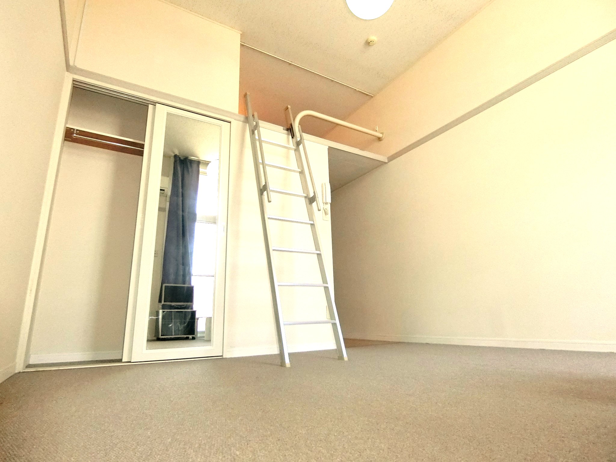 居室・リビング　上部にベッドスペース・クローゼット・照明を完備です☆