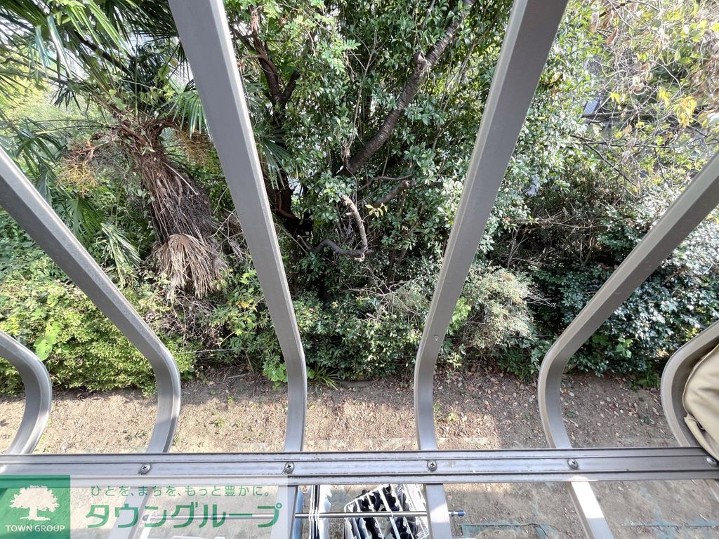 バルコニー　洗濯物もしっかりと乾きます♪