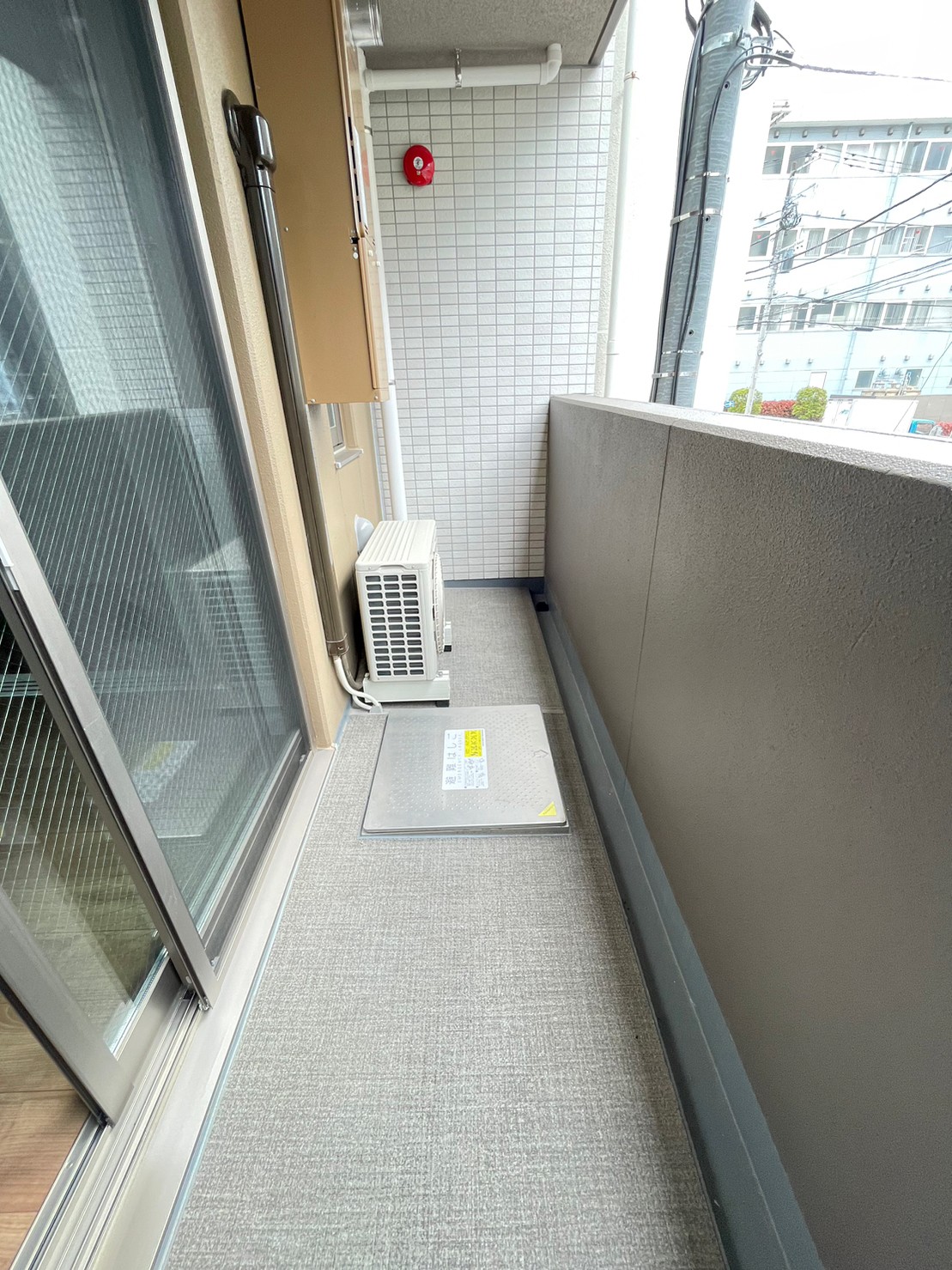 バルコニー　別タイプの部屋参照