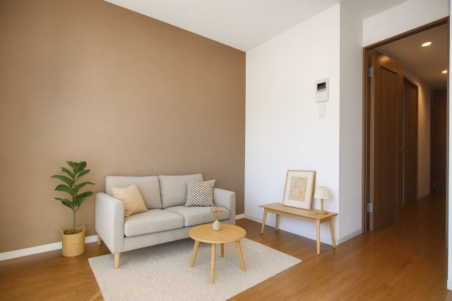 居室・リビング　ＣＧにて作成したモデルルームです。