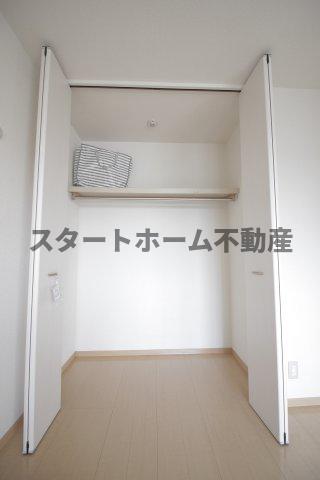 収納　十分な収納スペースがあります