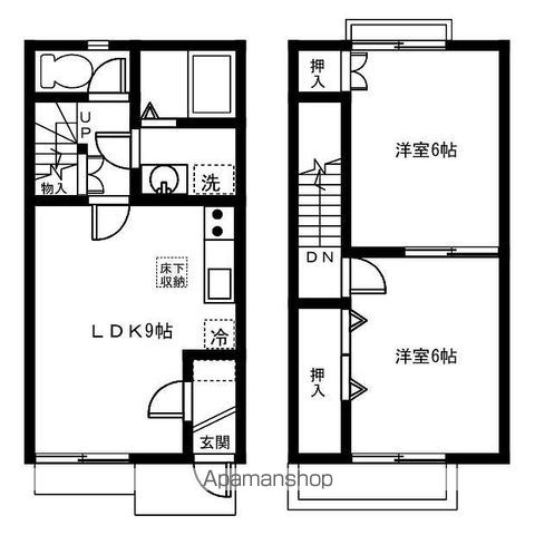 DUPLEX 国王81Aの間取り写真