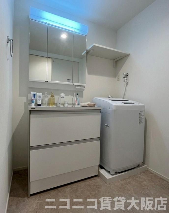 洗面設備　同タイプイメージ写真のため現況を優先いたします。