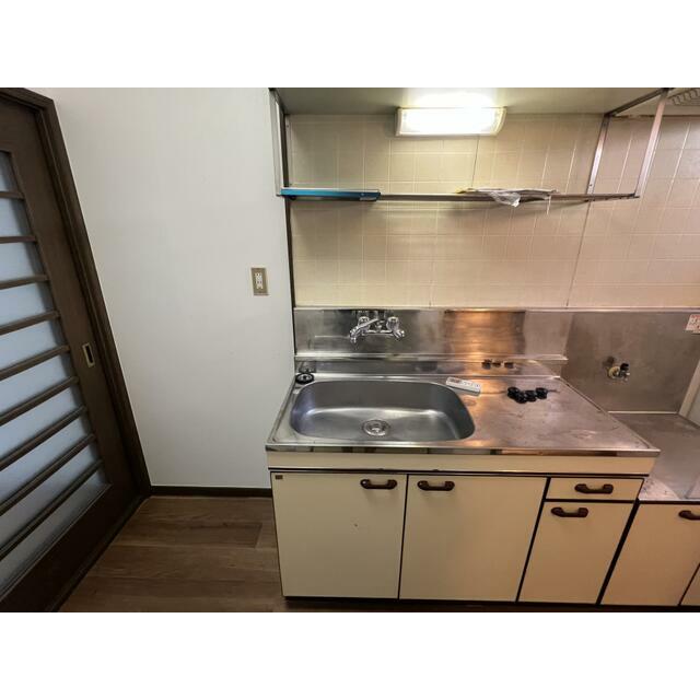 キッチン　２口ガスコンロが設置できるタイプ！お料理しやすい