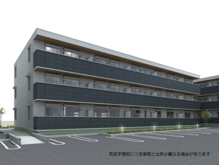 建物外観　※完成予想図につき、実物とは多少異なる場合があります。