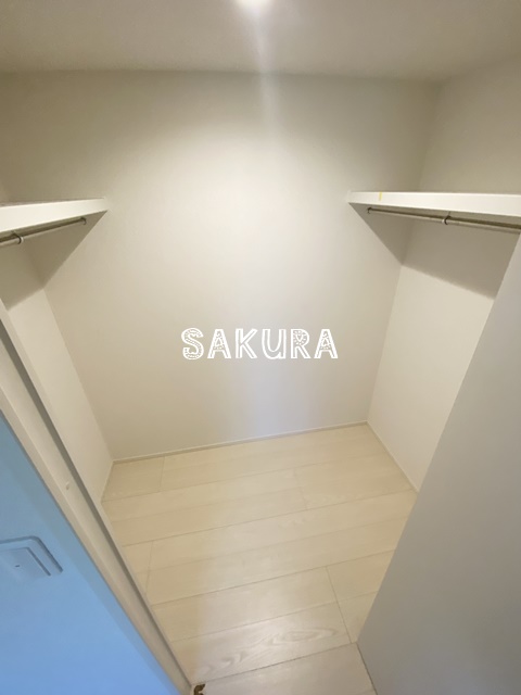 収納　大容量のウォークインクローゼット♪