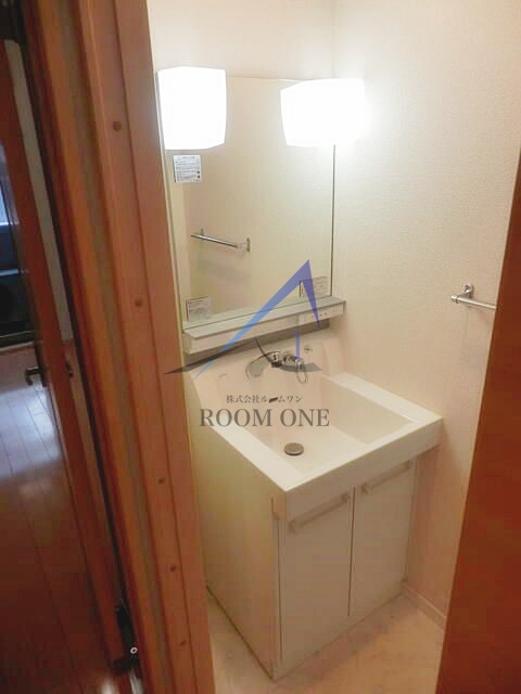 洗面設備　洗面台です。