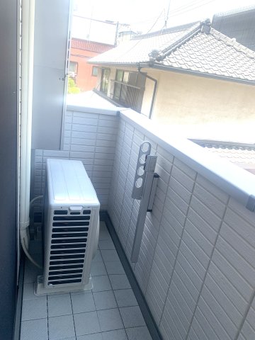 バルコニー　北向き