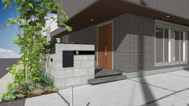 その他共有部分　完成予想パースです。現況優先です。