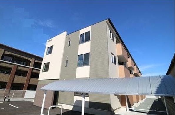 建物外観　「エクセラン朝妻」は当店一押しのデザイナーズアパートです！