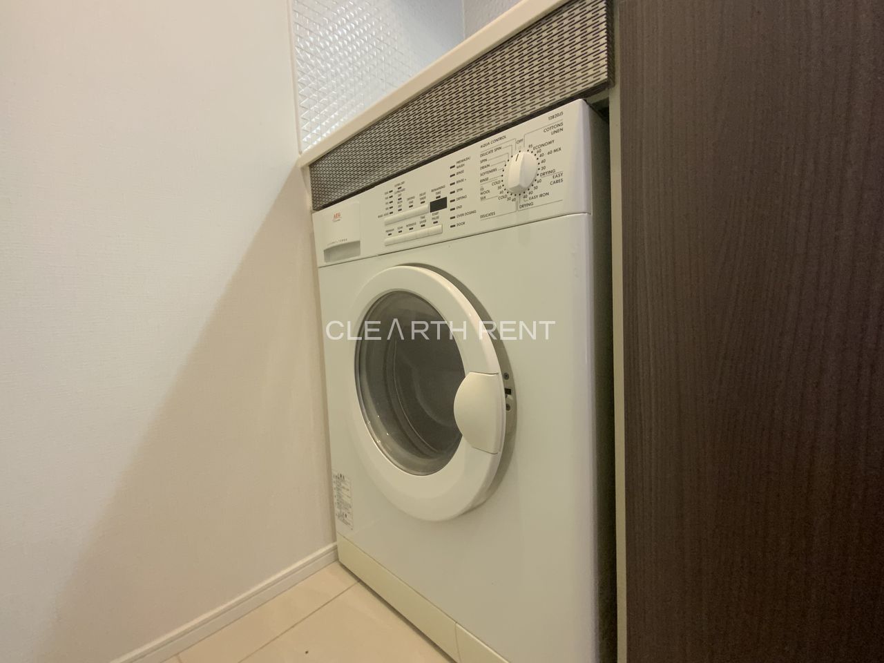 セキュリティ　ドラム式洗濯機付き