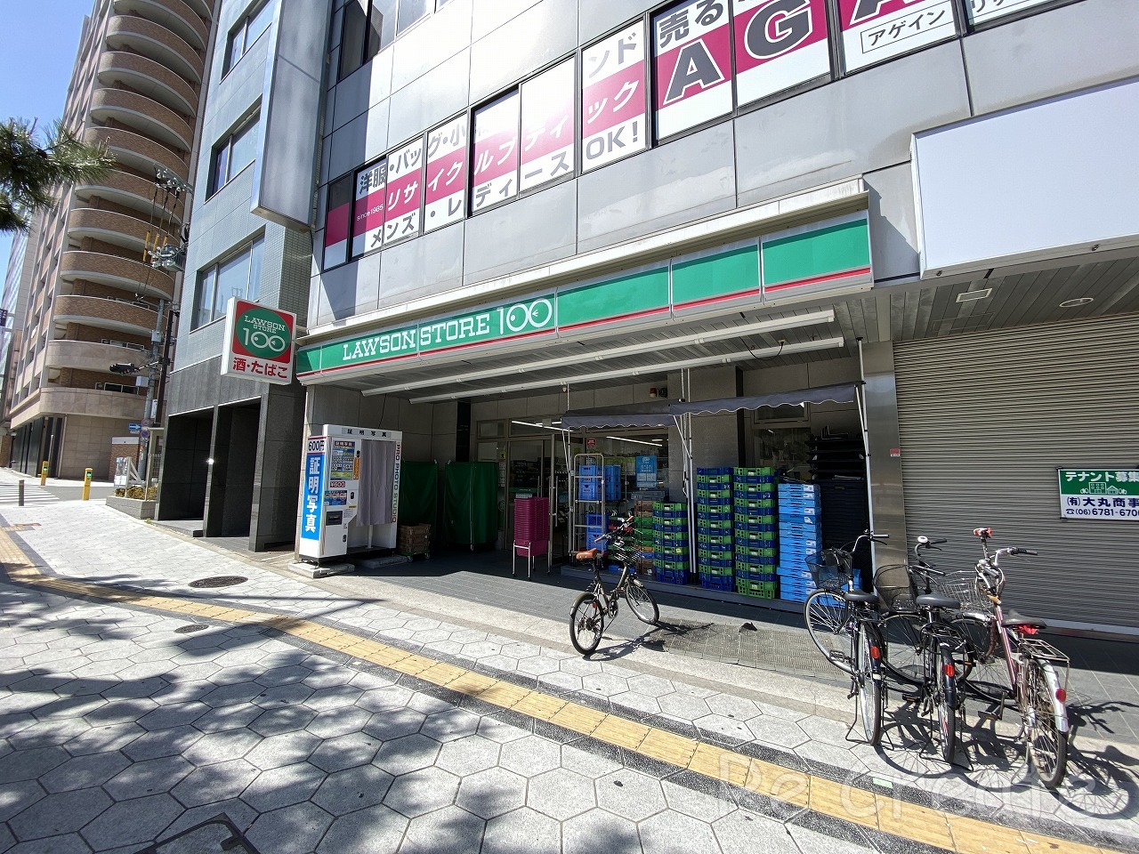 コンビニ　ローソンストア100鶴橋駅前店（コンビニ）まで278m