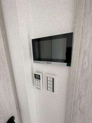 セキュリティ　モニタ付きインターホンで安心♪
