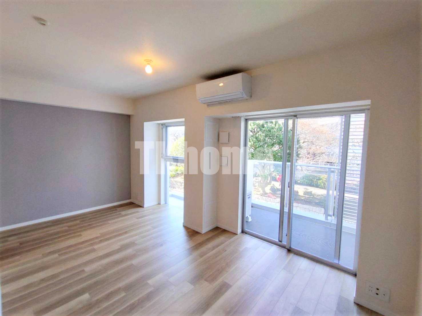 居室・リビング　開放的な間取りの1LDKです（実際のお部屋の画像です。）