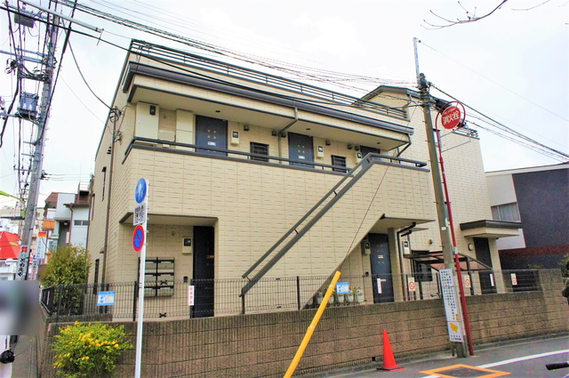 建物外観　２４時間管理でご入居中も安心してお過ごしいただけます☆