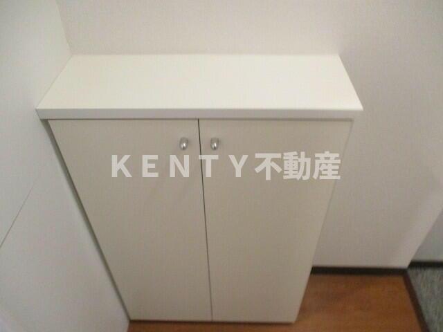 収納　ちょっとした収納スペースも充実しています