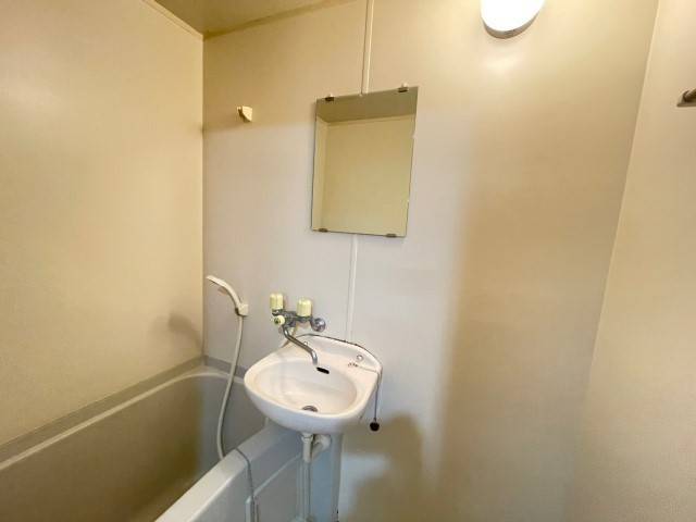 洗面設備　写真は違う号室です。