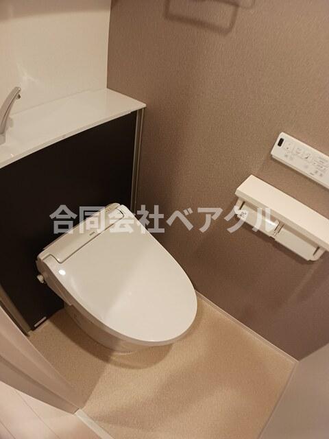 トイレ　ゆったりとした空間のトイレです