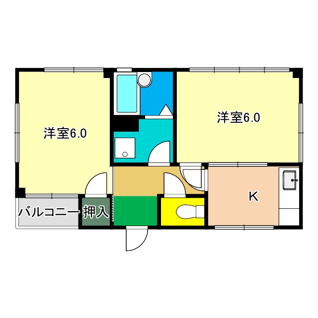 ホワイトハウス中万々_間取り_0