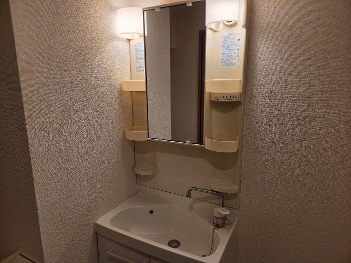 洗面設備　同物件別部屋参考写真です