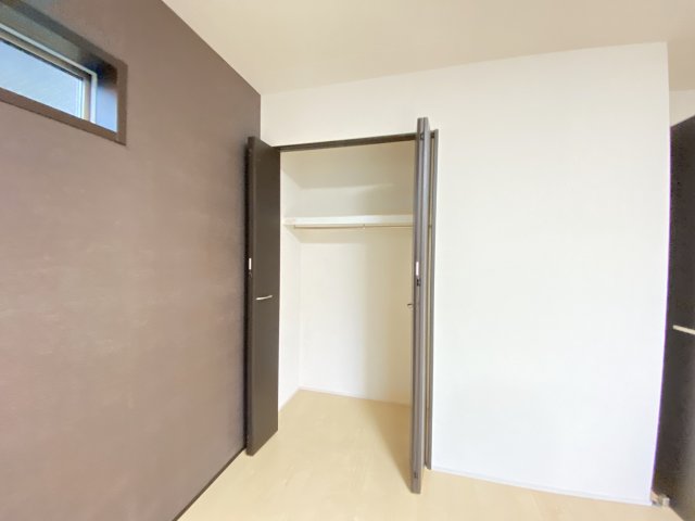 収納　たっぷりとした収納スペースです
