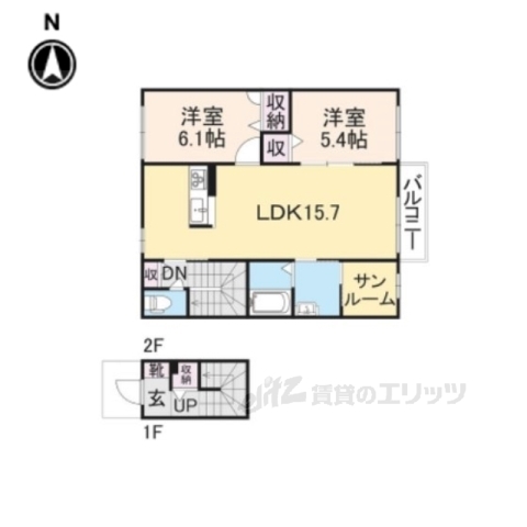 LIVRE2の間取り写真