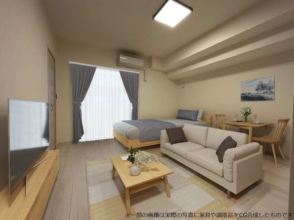 居室・リビング　※一部の画像は実際の写真に家具や調度品をCG合成したものです