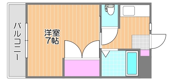リトルハイム長岡62号館の間取り写真
