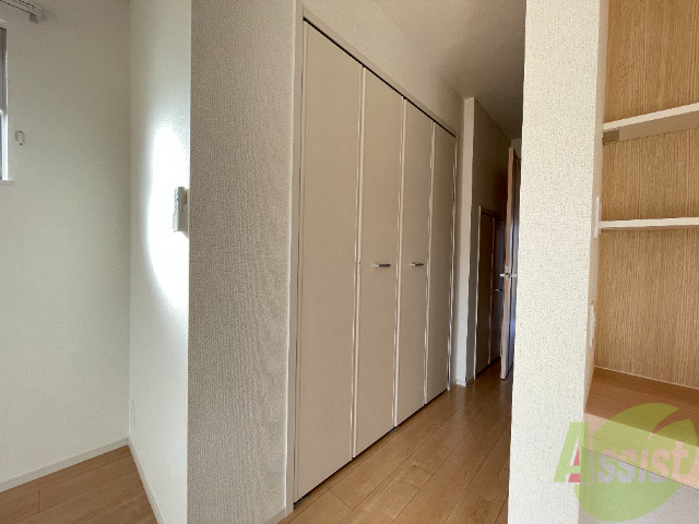 収納　ここに収納があります。収納があると部屋が広く使えます。