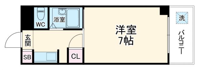 レジデンスオークラの間取り写真