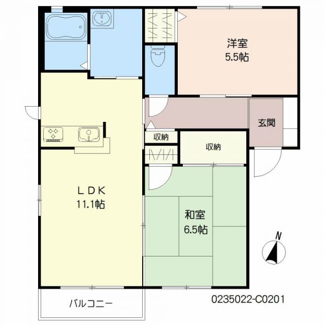 アムール III棟の間取り写真