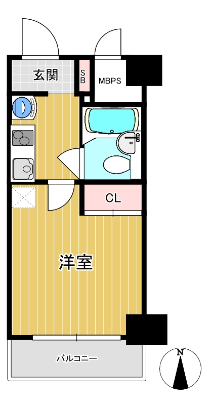 ライオンズマンション日本橋の間取り写真