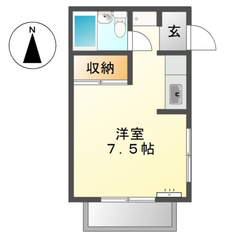 チャチャハイツの間取り写真