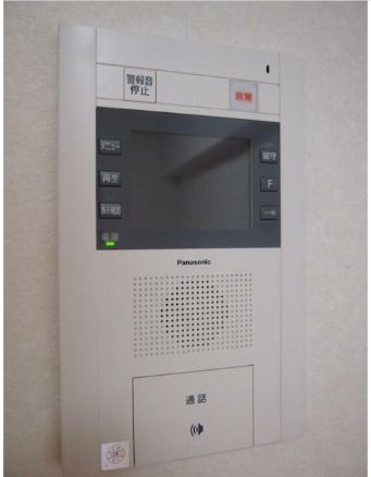 セキュリティ　モニター付きインターホンです