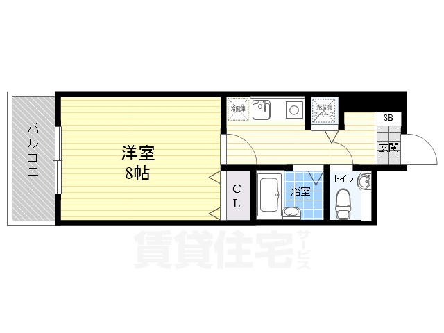 アコール住吉の間取り写真