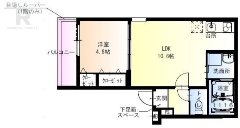 フジパレス千里山の間取り写真