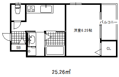 レクエルド深江の間取り写真