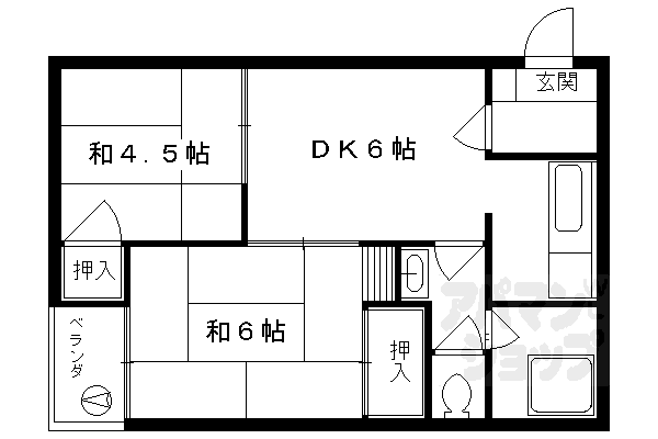 森マンションの間取り写真