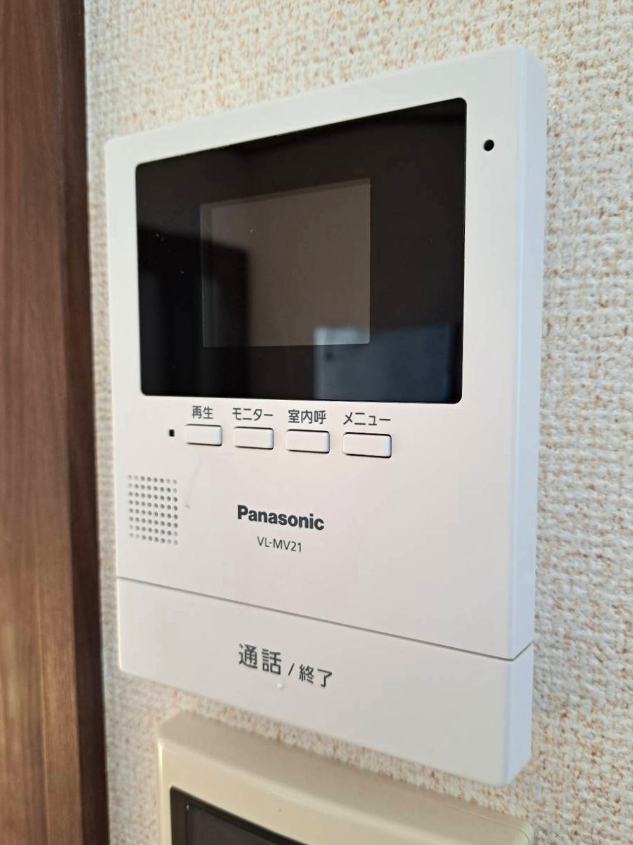 セキュリティ　来訪者の顔が確認できるTVモニターホン♪