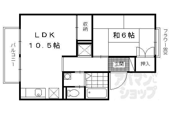 シャルム豊の間取り写真