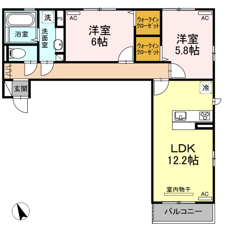 ロイヤルハイムの間取り写真